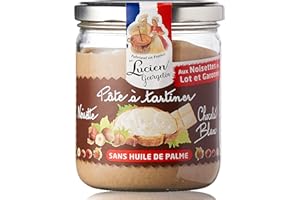 Pâte à tartiner Noisette du Lot et Garonne et Chocolat BLANC 400g