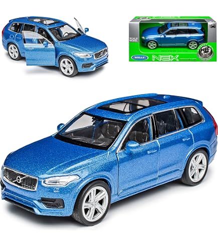 Coche A Escala Volvo XC90 1:34 - Modelo Metal Welly - Coleccionismo Y Juguete