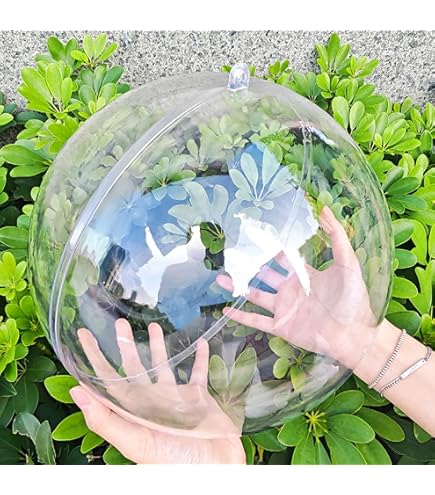 CRYSTAL KING 20 stuks acrylballen, 8 cm, knutselballen, acrylbol