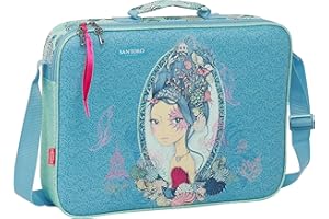 Santoro safta Cartera Extraescolares Mirabelle Marina, 380x60x280mm, azul/verde, M (M385)