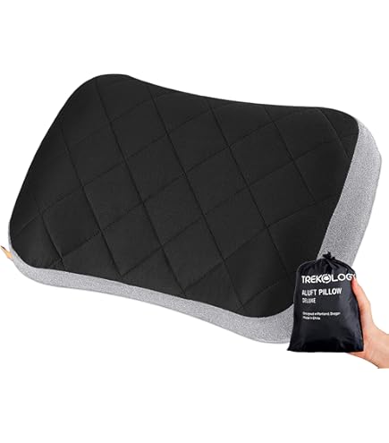 Qunature Aufblasbares Camping Kissen - Ultraleichtes Reisekissen 70g Für Outdoor & Wandern