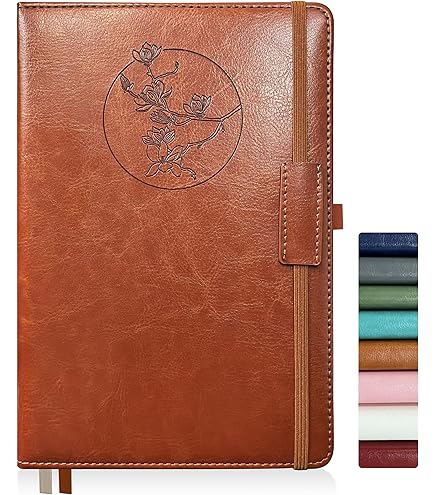 Taccuino Pelle Ricaricabile A5 Con Penna - 200 Pagine Vuote Per Appunti E Viaggi - Foto 9