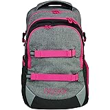 neoxx Active - Zaino per la scuola, zaino ergonomico, in PET riciclato, per la scuola, per ragazze e ragazzi