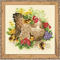 RIOLIS Kit Punto Croce 'Nave 479' – 30x40 Cm, Design Artistico, Kit Ricamo Completo Con Tela Aida E Fili