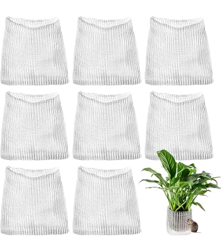 4 Paniers Protection Racines Plantes 35x35cm Acier Inoxydable Anti-Campagnol