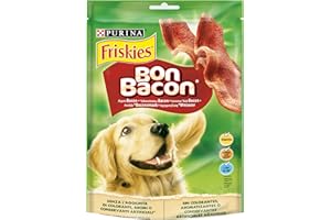 Purina Friskies Bon Bacon, Snacks, premios, chuches para perros, 6 bolsas de 120g
