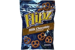 Flipz , Milk Chocolate Covered Pretzels, Bag (Pack Of 4)