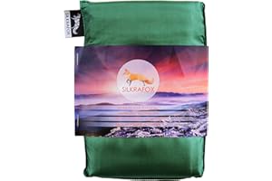 Silkrafox ultralight sleeping bag liner, artificial silk inlett, perfect for hiking, backpacking, outdoor activities