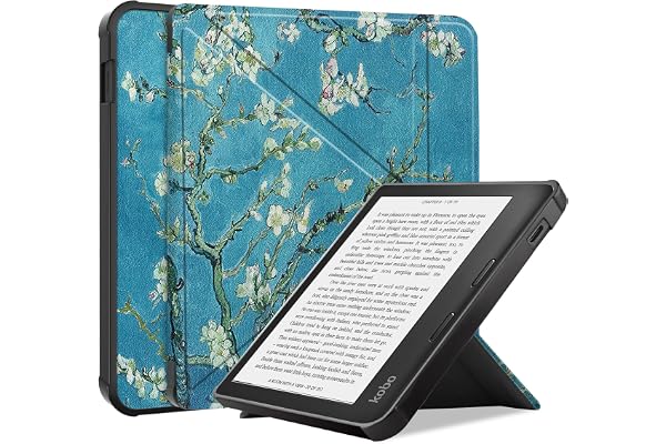STAECASE Antichoc Housse pour KOBO Libra Colour Coque - Étui KOBO Libra2 Liseuse eBook Housse avec Support Pliant Housse Protection Coque (XH)