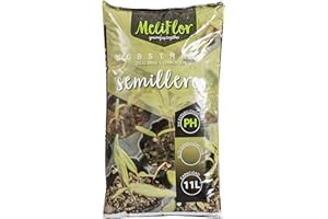 Sustrato Meliflor Semillero 11L, PH Estabilizado (Germinación de Semillas y Plantación de Esquejes)