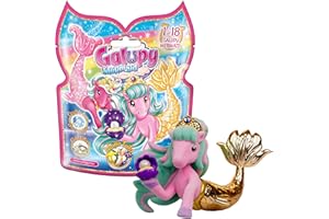CRAZE GALUPY Licorne Jouet TRESOR DES SIRÈNES Figurine Licorne avec queue de sirène Jouet Licorne à collectionner 1 Figurine + coffre au trésor 34095