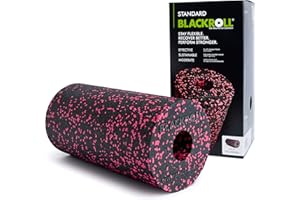 BLACKROLL® STANDARD, Original foam roller per l'automassaggio di schiena e collo, Rullo massaggio muscolare per allenamento funzionale, 30 cm