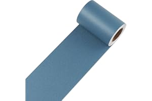 Decotalk Frise Murale Autocollant Indigo Blue 7.6X600cm Bordure de Papier Peint Frise Murale Adhesive Imperméable Stickers en Plinthe PVC Adhesif Pour Meuble Autocollants Décoratifs Cuisine Miroir