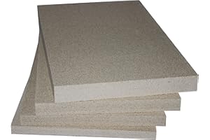 BAUSTOFFE-WALTER Pannelli di ricambio in vermiculite, 3 pezzi, 500 x 300 x 30 mm