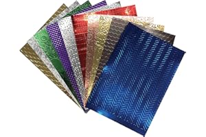 SPRINGBOARD SUPPLIES Springboard Metallic Embossed A4 Card (Pack of 10 Sheets), 10815