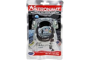 FunkyFoodShop Astronaut Food - Astronaut Neapolitain Eiscreme Sandwich