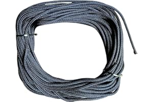 HUNTERS SADDLERY 6mm Double-Braided Polyester Rope for Sailing Boating Yachts Dinghies Equestrian Exercise Multi-Use Weather Resistant (Navy, 20 metres)