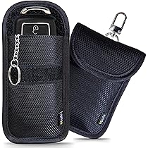 Boîte Anti RFID & Lot De 2 Signal Blocage Faraday Pochette Sac, Pochettes Faraday Pour Clés