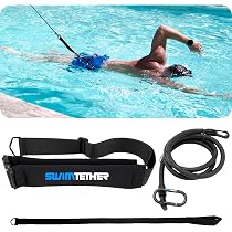 YOOHBERRYS Élastique De Nage Piscine 10cm Large - Ceinture Natation Réglable 4m Avec Boucles Inox 304
