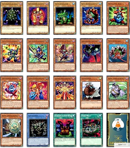 Yu-Gi-Oh! Maximillion Pegasus & Toon Summoned Skull Field Center Card