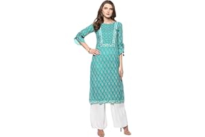 Janasya Indian Tunic Tops Baumwolle Kurti für Frauen
