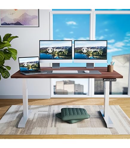FLEXISPOT E7 Pro Heavy-Duty Standing Desk | Dual Motor, 3 Stage