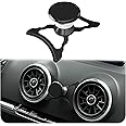innoGadgets Magnetic mobile phone holder compatible with Audi A3/S3/RS3 | Universal holder for Smartphone, GPS & Tablet | Easy mounting | 360 adjustable for optimal visibility | Metal | Black