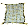 Jaliwale Construction Safety Net/Fall Protection Safety Net.4mm Rope 140mm Mesh Size 12mm Border Rope (5 Meter X 10 Meter Safety NET)