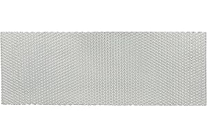 vhbw Filtro permanente metálico para grasa 45,2x 16x 0,35 cm repuesto para Bauknecht 481948048232 campana extractora metal