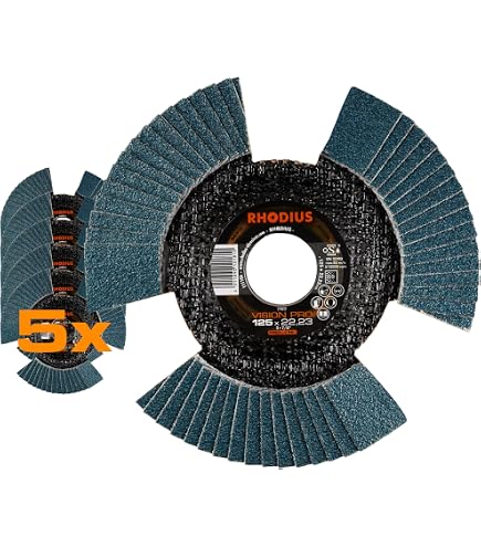 Klingspor PL 28 CK Schleifscheibe 125 Mm – 8 Loch, P120, 50 Stück – Korund, Für Holz/Lack/Kunststoff – Für Exzenterschleifer