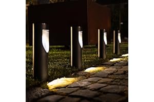 INSPINOVIA Solar Lights Set of 4 | Solar Lights for Outdoor Use | Ideal for Garden, Balcony and Patio (Model 2)