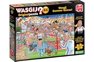 Wasgij Original 44 Summer Games, 1000Pc Brainteasing Adults Jigsaw Puzzle, Jumbo