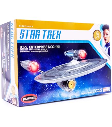 AMT MKA054M/12 – Stickers Aztèques Star Trek NX-01 U.S.S. Enterprise – Échelle 1/1000 – Modélisme