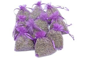 Quercus Living Large Lavender Bags (9x7centimetre) for Scented Drawers, Cupboards and Natural Anti Moth