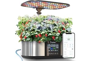 LETPOT LPH-Max 21 Pods Hydroponics Growing System, [2 Large pods Tray & Automatic lirigation] Smart Hydroponics Growing System Indoor Garden, APP & WiFi Controlled Self-Managed Nurturing & Watering