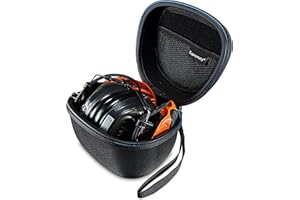 Supremery Cubierta para Peltor Sporttac Protección del oído mt6h210f-478-gn Estuche Funda de protección Caja Bolsa de Transporte