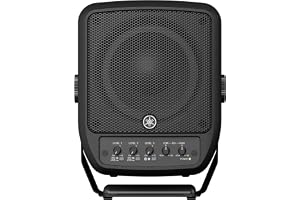 YAMAHA STAGEPAS 100BTR mkII Portabelt Ljudsystem – 100 W Class D-förstärkning, Koaxialhögtalare med Kompressionsdriver, 3-kanals Mixer, Bluetooth Multipoint, USB-C, Batteri Ingår –