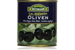 ‎FEINKOST DITTMANN Feinkost Dittmann Oliven Schwarz Trocken ohne Stein, 85 g (85 g (1er Pack))