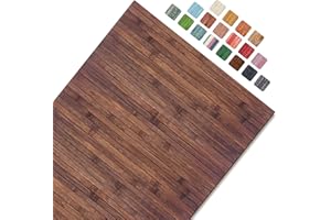 CosìCasa Tappeto Bamboo Cucina Antiscivolo – Passatoia Cucina Idrorepellente, Facile da Pulire | Tappeto Cucina Antiscivolo Lavabile al Metro – Tappeto Bambu Marrone, 50X240 cm