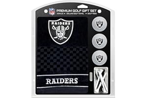 Team Golf NFL Geschenkset: Besticktes Handtuch, 3 Golfbälle und 14 Tees, dreifach gefaltetes Baumwollhandtuch, 40,6 x 55,9 cm