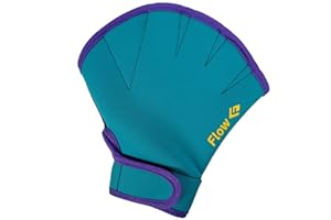 FLOW SWIM GEAR Flow Swimming Resistance Gloves - Webbed Gloves for Water Aerobics, Aquatic Fitness, and Swim Training