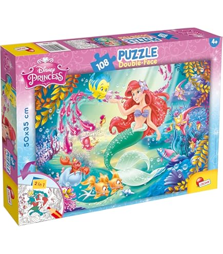 Liscianigiochi 47230 Frozen II Puzzle Infantil Para Colorear, Doble