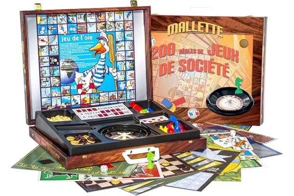 FERRIOT CRIC - 1535 - Mallette - 200 Jeux - marron