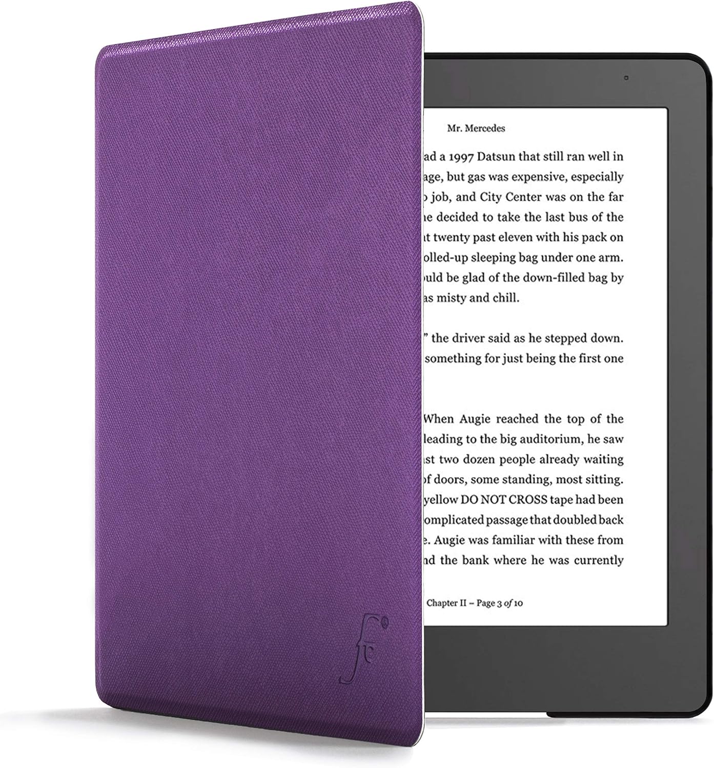 Forefront Cases Funda para Kobo Aura Edition 2 (Modelo: N236, 2016) - Delgado, Ligera y Protectora Funda para Kobo Aura Edition 2 (6") - Smart Auto Sueño Estela Función (Carcasa) - Púrpura