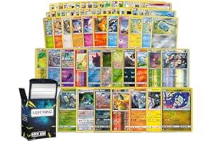 POKÉMON Pokemon TCG: 100 Assorted Pokemon Card Lot with Foils - Bundle with a LCC Deck Box Included