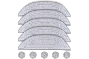 CHAIN PEAK (10 piezas) Almohadillas para fregona para Roborock S8 MaxV Ultra, aspiradora robot S8 Max Ultra, almohadilla para fregona VibraRise con módulos de vibración sónica dual, almohadilla para fregona Edge