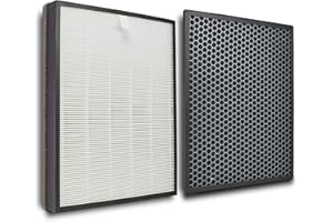 Supremery Kit de filtres de rechange pour purificateur d'air compatible avec Philips AC3256/10, AC3259/10 et AC4550/10 - Filtre HEPA et charbon actif - Alternative aux filtres FY3432/10 et FY3433/10