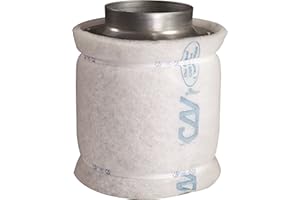 CAN FILTER Filtro de Carbón Activo Filtro Can-Lite Metálico 200x330mm (800-880m3/H) Absorbe olores, extraccion Cultivo, Salas de Fumador, etc