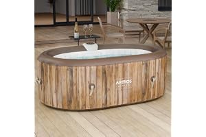 Arebos Bubbelpool | uppblåsbar | inomhus och utomhus | 190 x 120 cm oval | 2 personer
