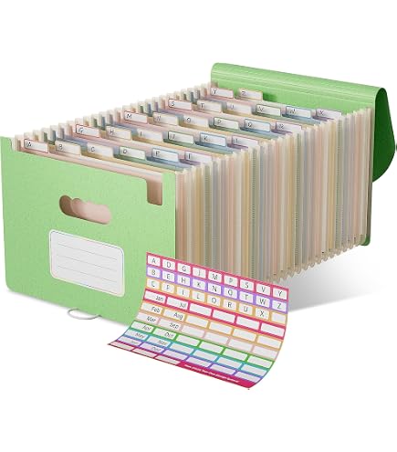 Trieur Documents A4 En Paille De Blé - 12 Compartiments Extensibles - Écologique, Sans BPA, Parfum Naturel - 8